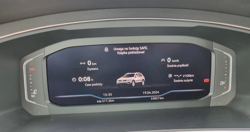 Volkswagen Tiguan Allspace cena 168500 przebieg: 51900, rok produkcji 2020 z Ciechanów małe 781
